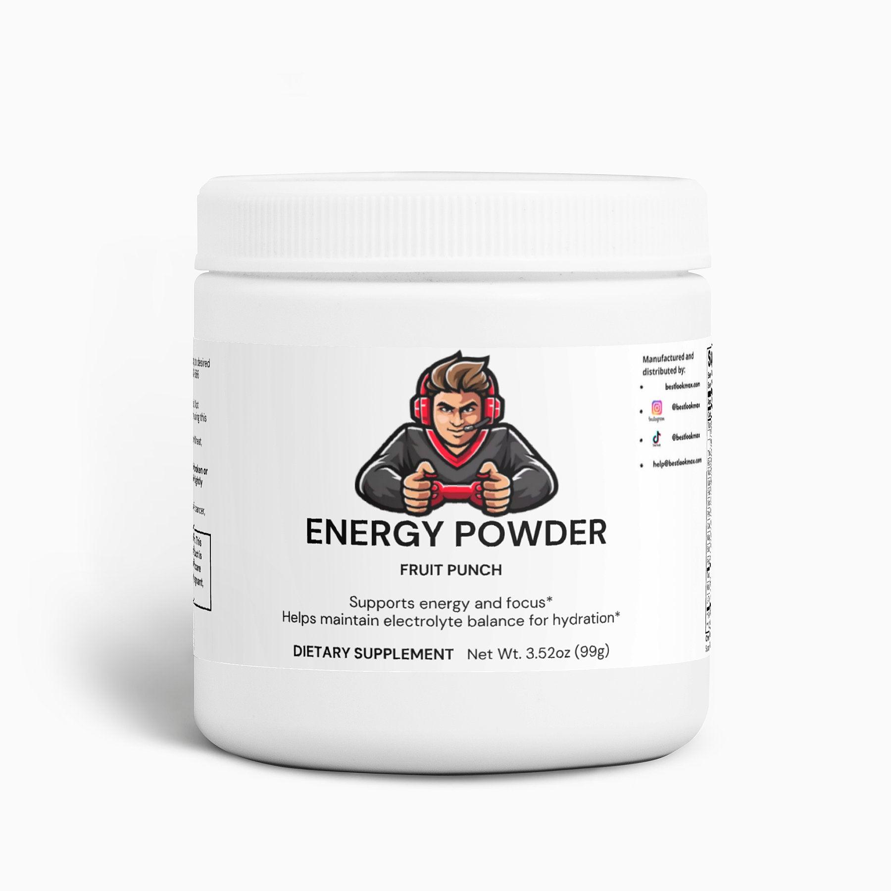 Energy Powder (Fruit Punch) *ONLY USA SHIPPING - LOOKMAX 