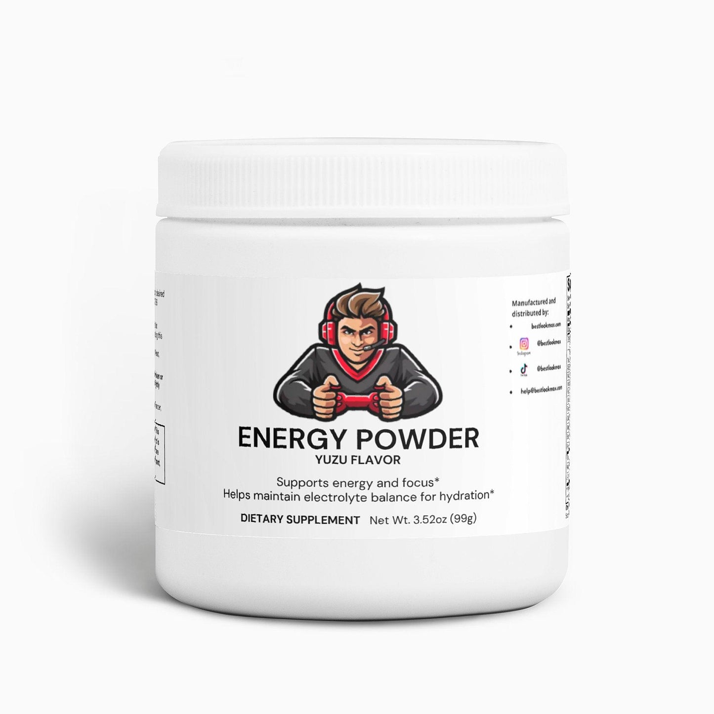 Energy Powder (Yuzu Flavor) *ONLY USA SHIPPING - LOOKMAX 