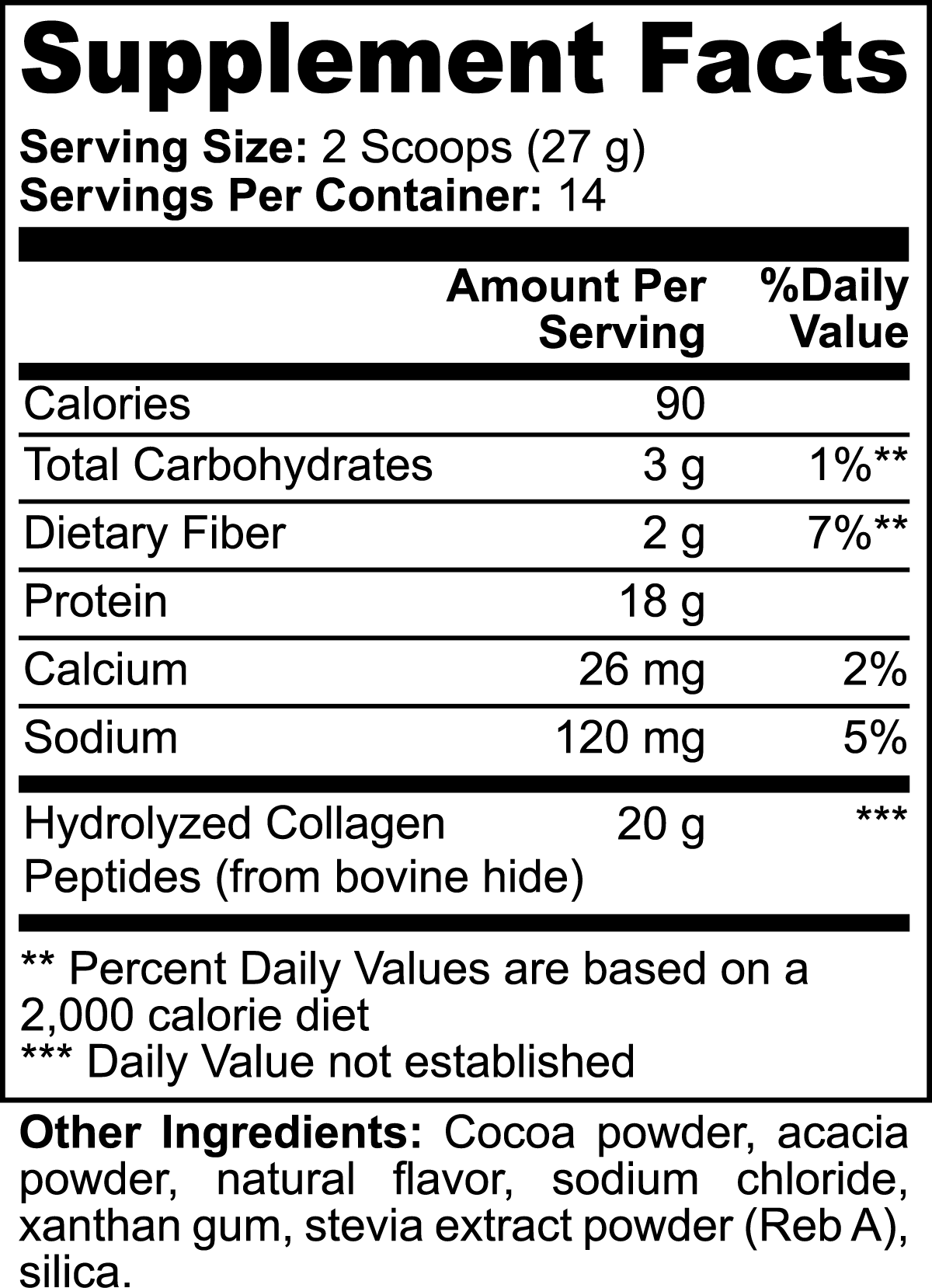 Grass-Fed Collagen Peptides Powder (Chocolate) - LOOKMAX 