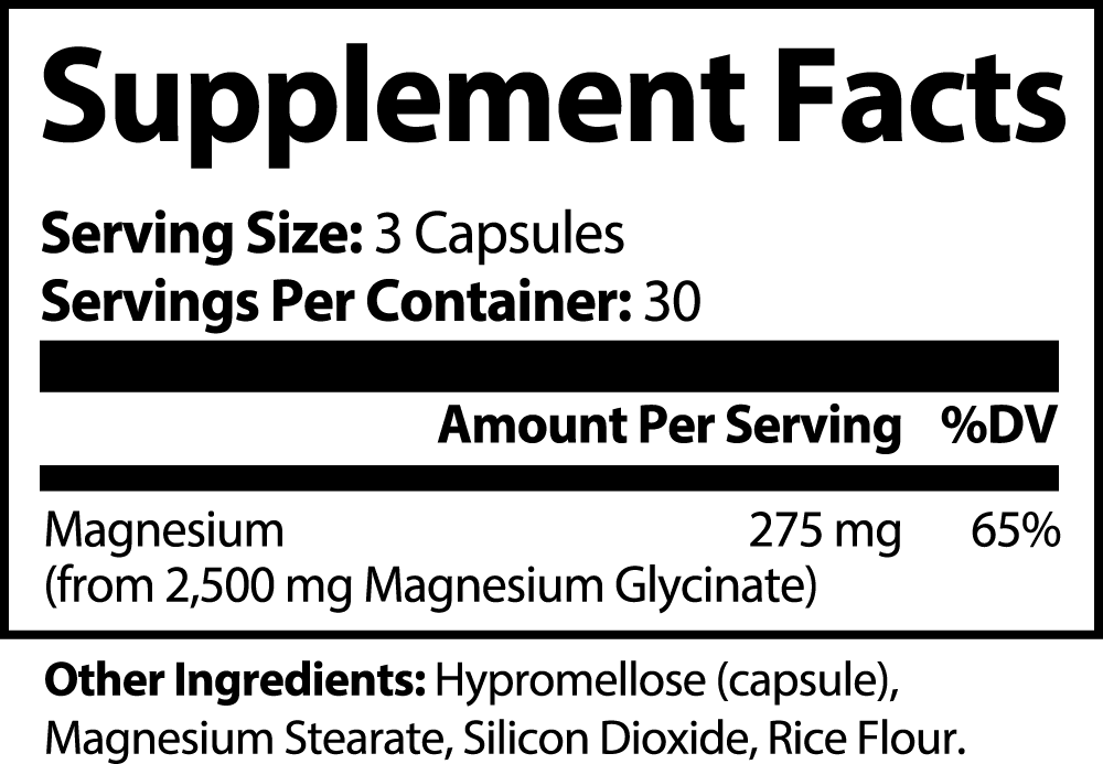 Magnesium Glycinate - LOOKMAX 