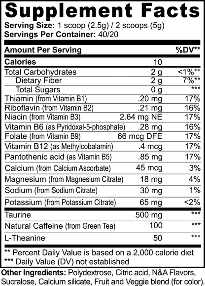 Energy Powder (Lychee Splash Energy) *ONLY USA SHIPPING - LOOKMAX 