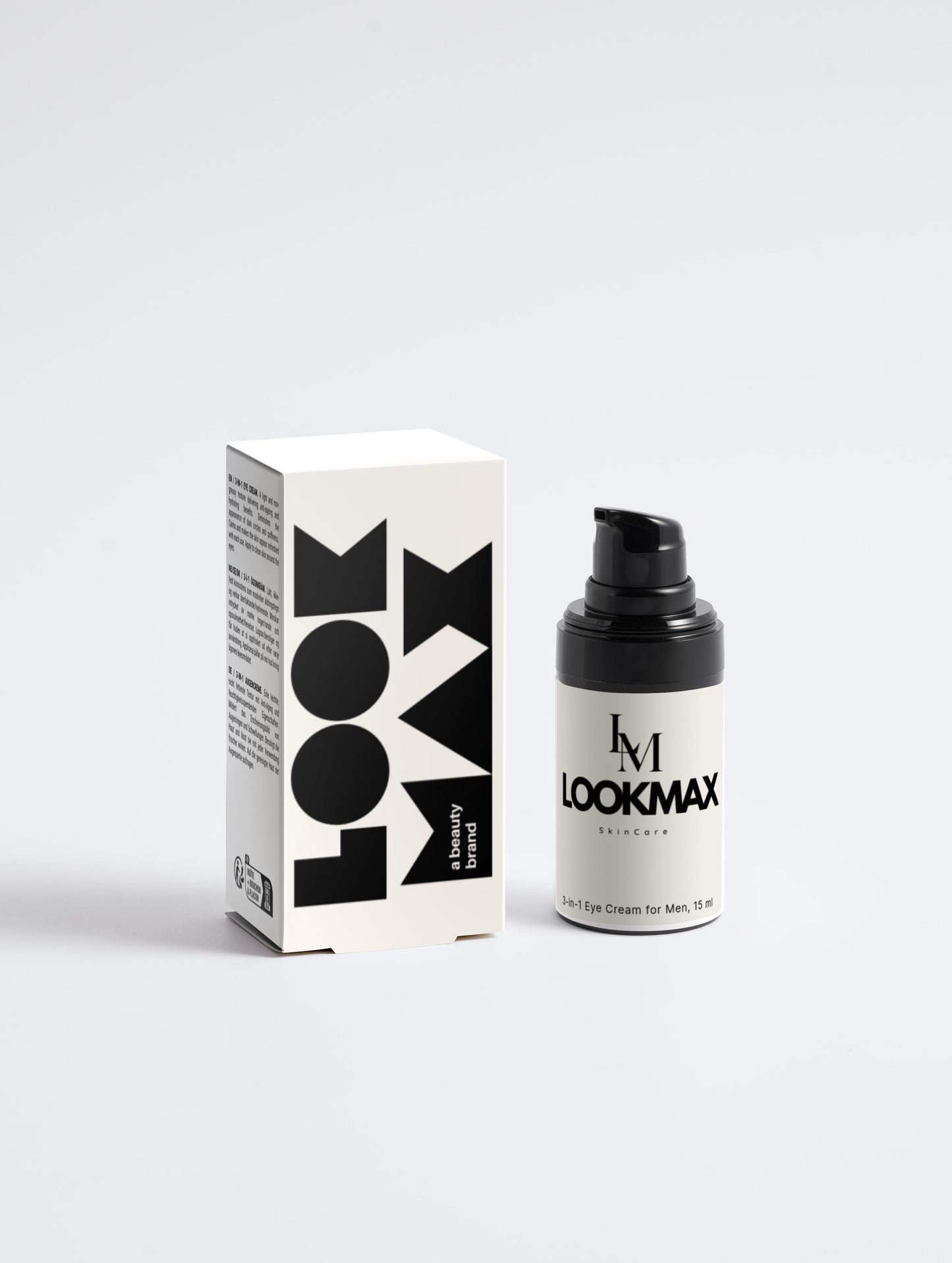 3-in-1 Eye Cream for Men, 15 ml - LOOKMAX 