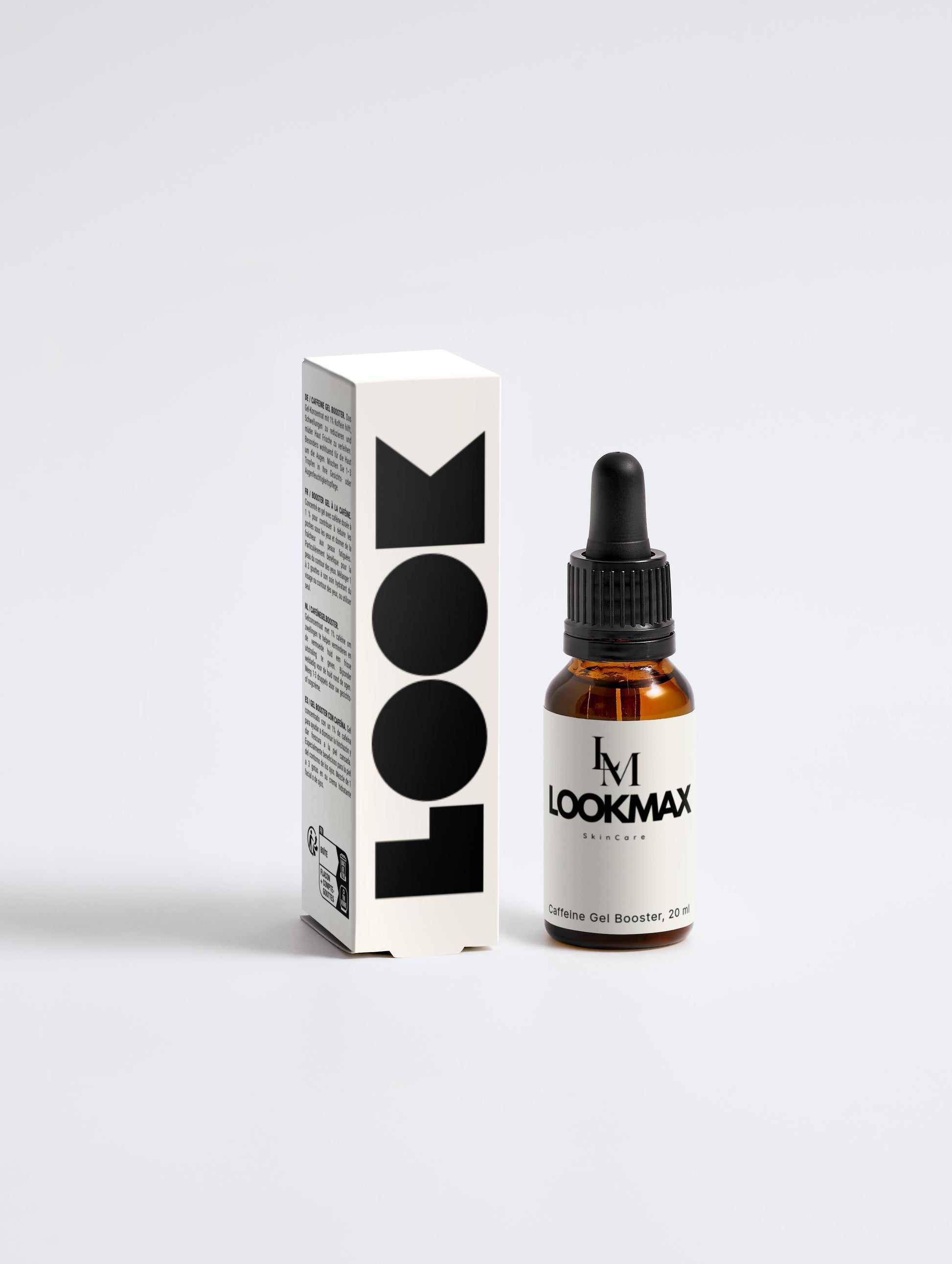 Caffeine Gel Booster, 15 ml (Black Bottle) - LOOKMAX 