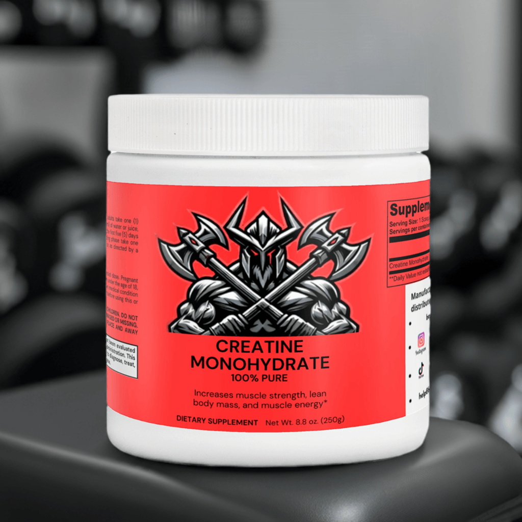 100% PURE Creatine Monohydrate - LOOKMAX 